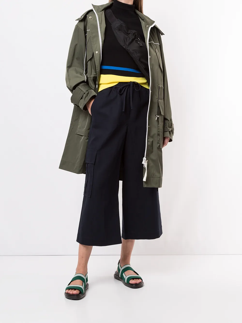 фото Kenzo mid-length parka coat