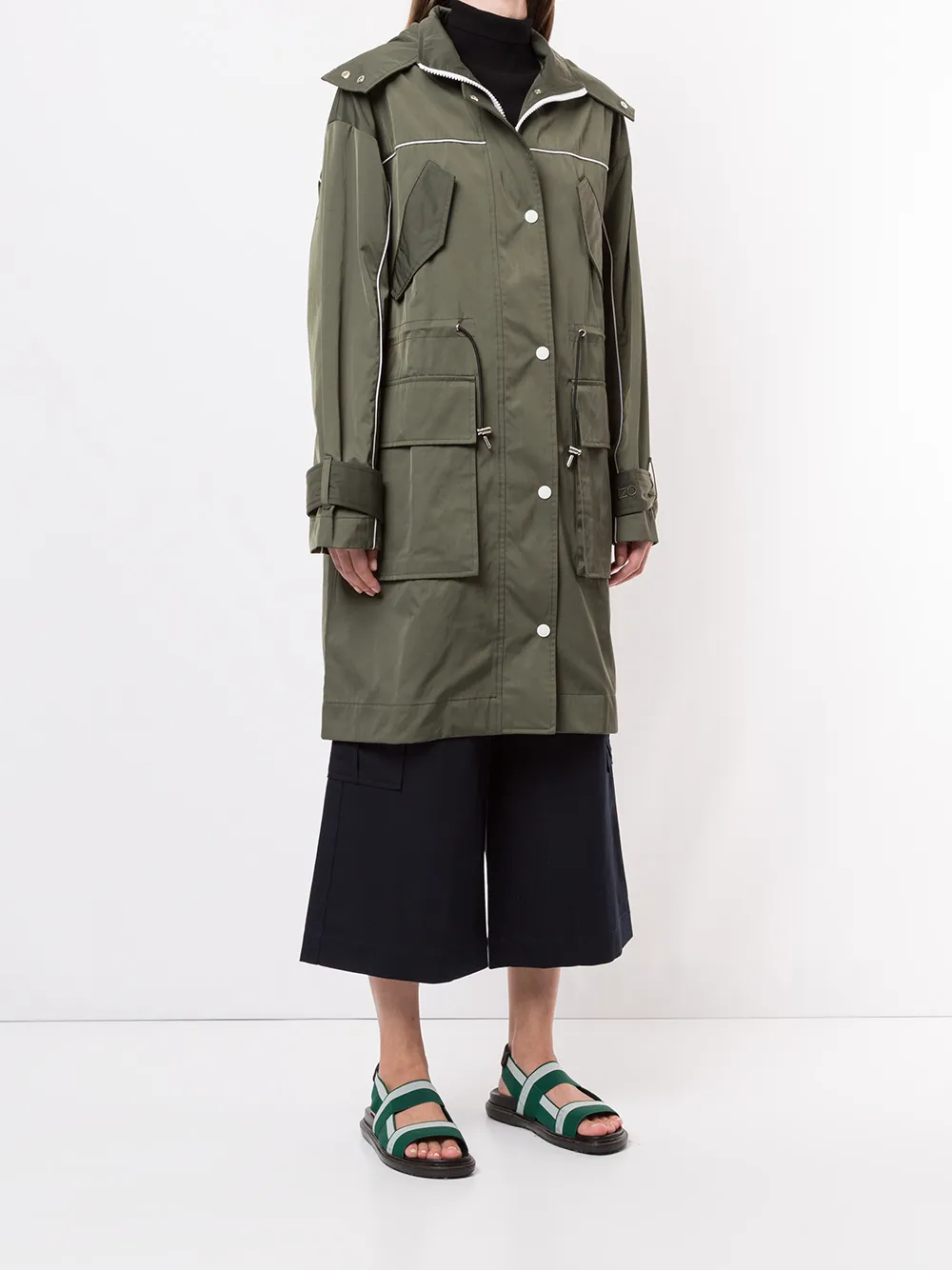 фото Kenzo mid-length parka coat