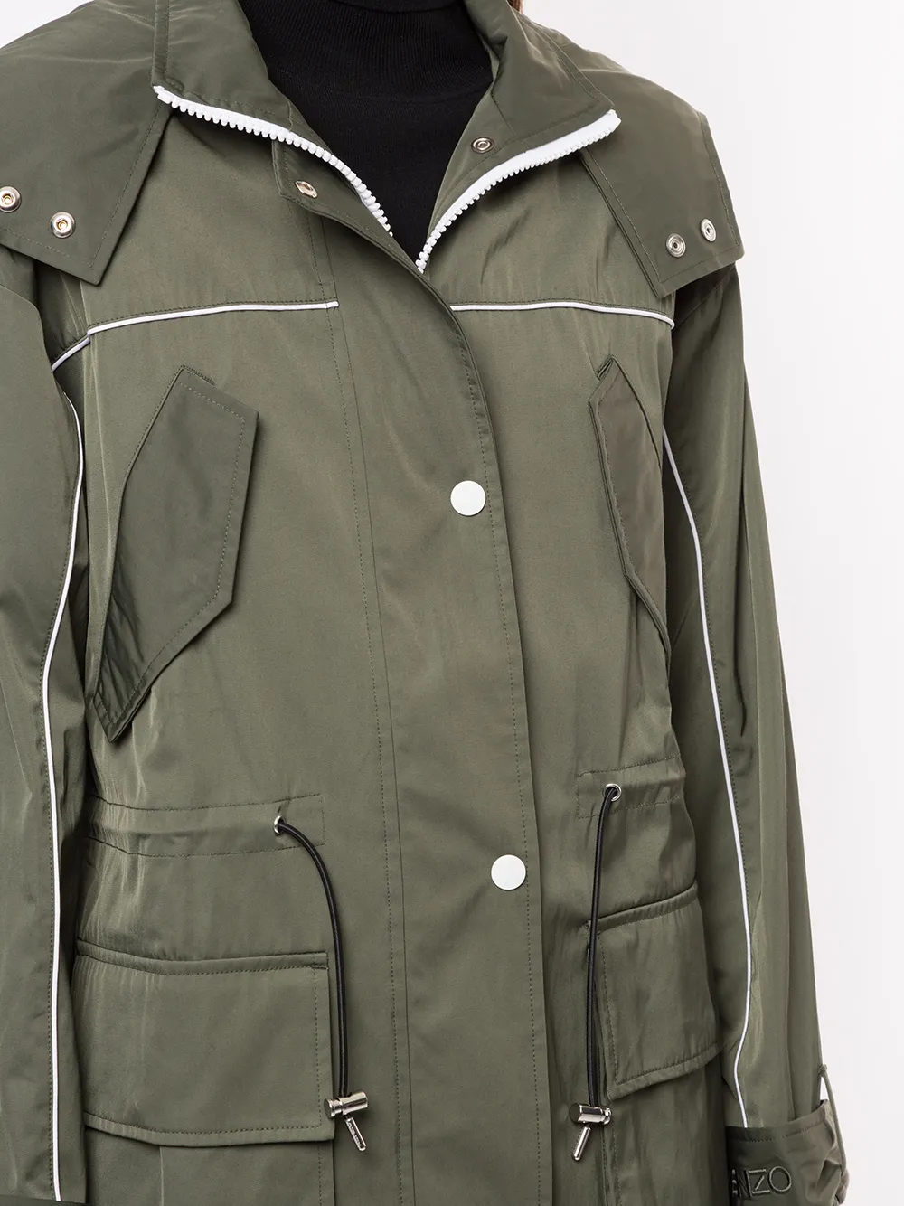 фото Kenzo mid-length parka coat