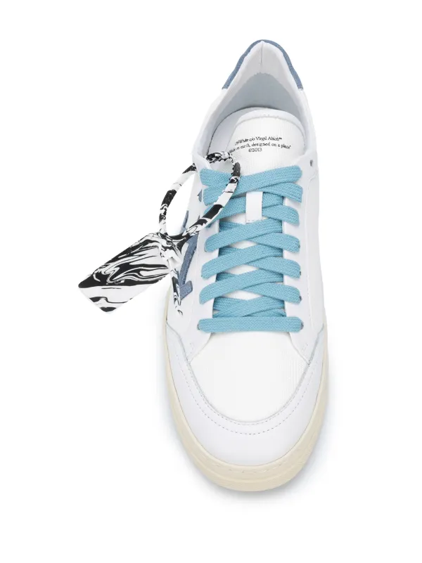 blue off white sneakers