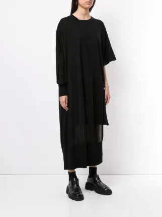 asymmetric design dress展示图