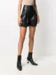 Twin-Set pleat-front high-rise shorts
