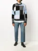 Image 2 of LANVIN asymmetric cropped straight-leg jeans