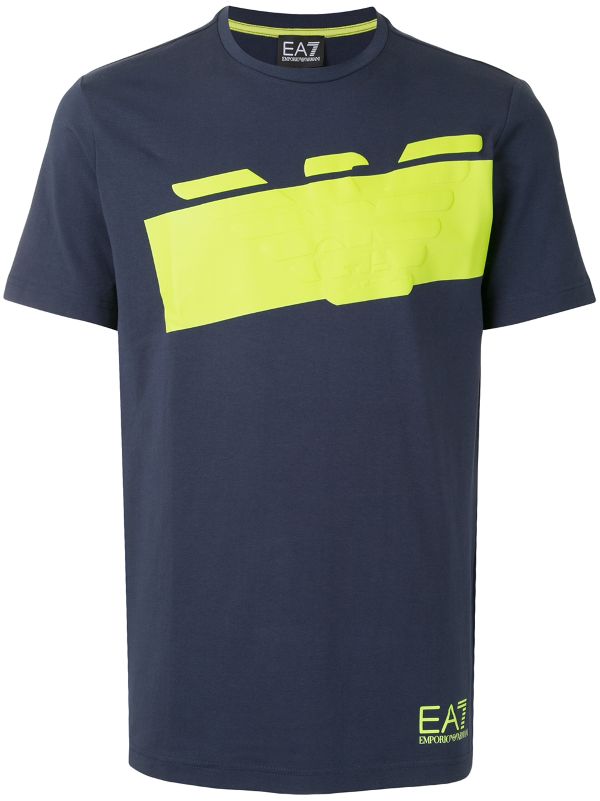 blue armani t shirt