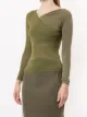 Dion Lee semi-sheer wrap top