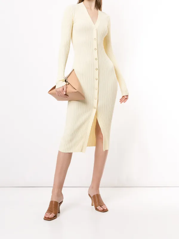 button down cardigan dress