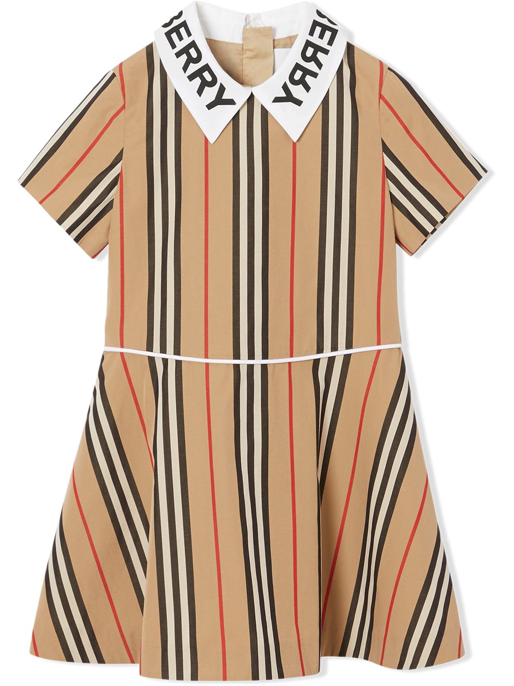 фото Burberry kids платье в полоску icon stripe