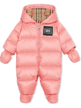 Burberry Kids Quilted Puffer Suit - Farfetch