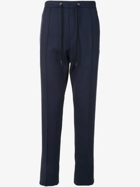 Kenzo piped-trim drawstring waist trousers