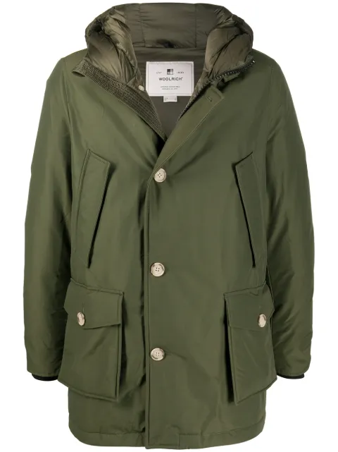 Woolrich chamarra capitonada con botones