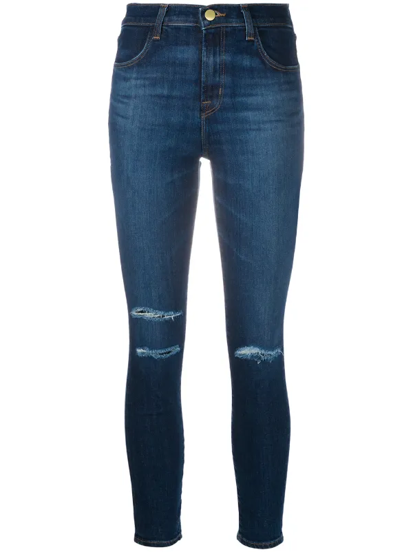 a brand ripped jeans