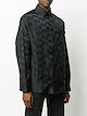 424 logo check embroidered shirt