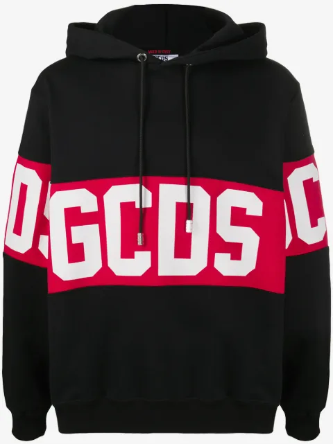 GCDS 로고 프린트 후디