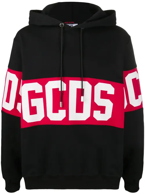 Sweat à capuche à logo imprimé - GCDS - Modalova