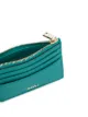 Furla logo zipped card case