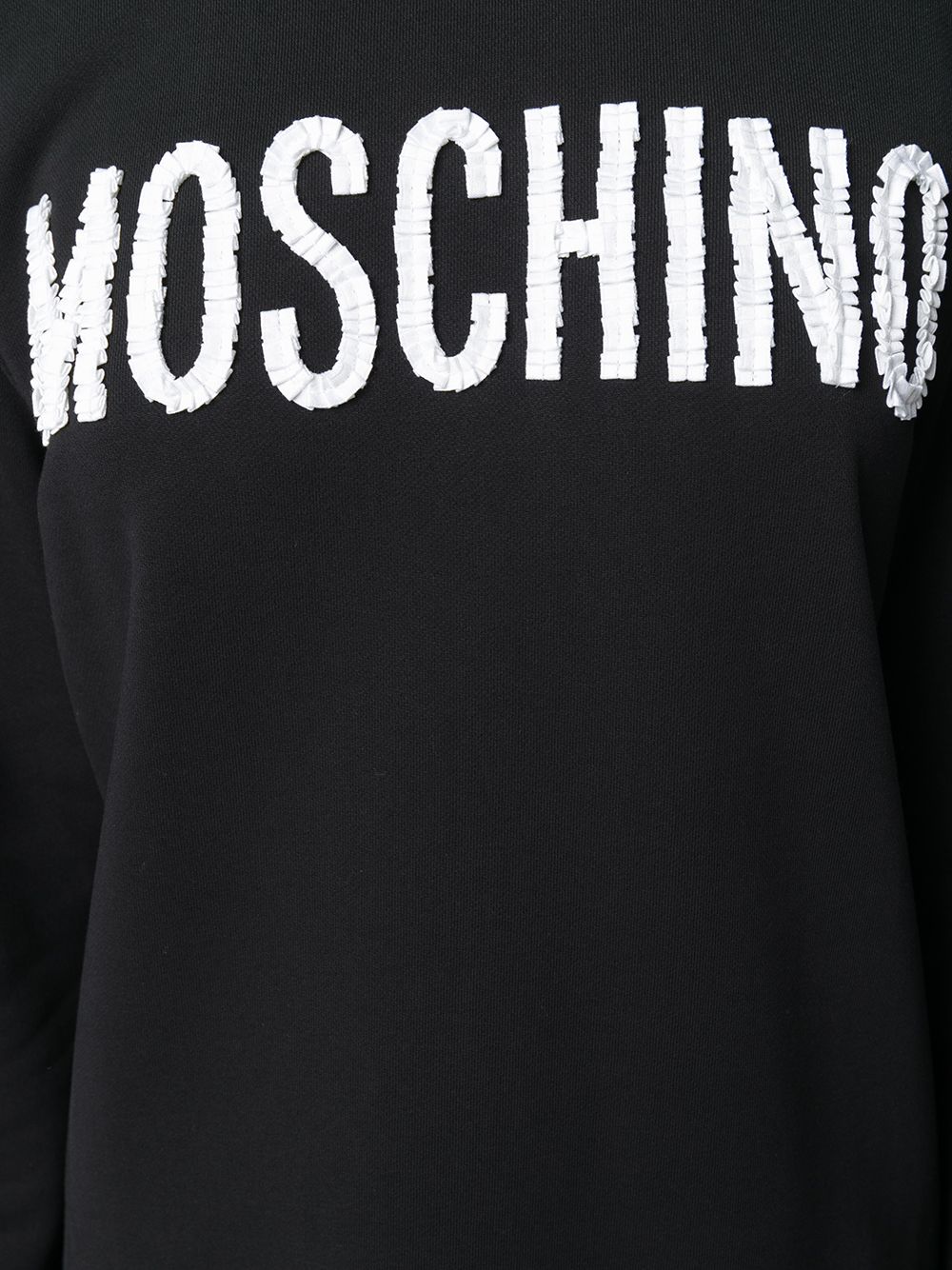 фото Moschino платье-худи с логотипом