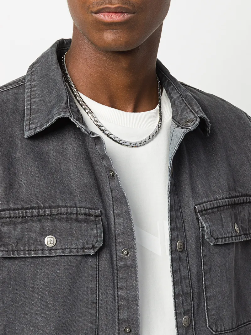 EMANUELE BICOCCHI SKULL-CHARM CHAIN NECKLACE