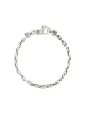 Emanuele Bicocchi skull-charm chain bracelet - Silver