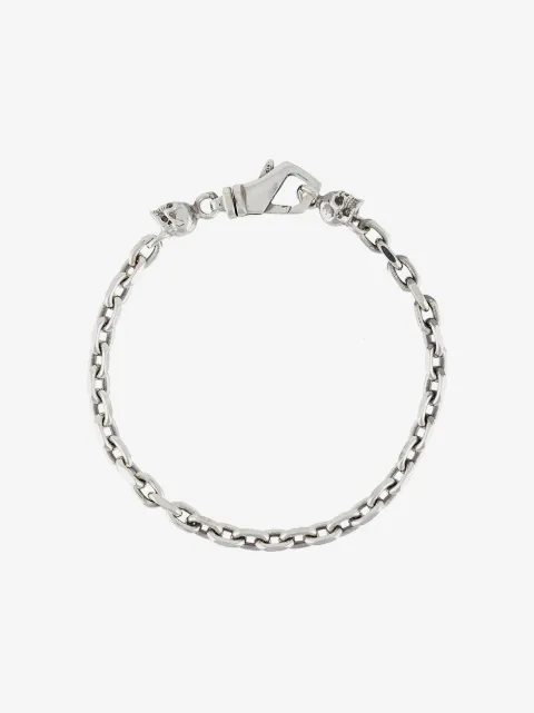 Emanuele Bicocchi skull-charm chain bracelet