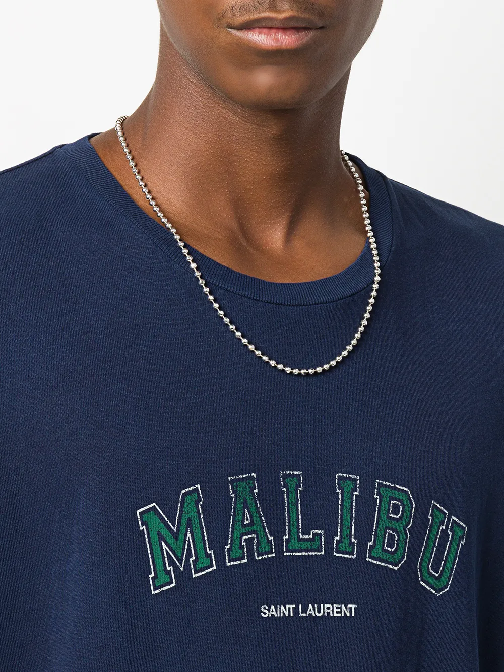 Emanuele Bicocchi Halsketting met bal en ketting - Zilver