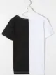 Image 2 of Balmain Kids two-tone short-sleeved T-shirt