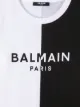 Balmain Kids two-tone short-sleeved T-shirt
