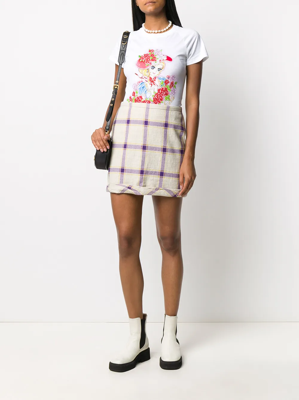 Moschino T-shirt met print Wit