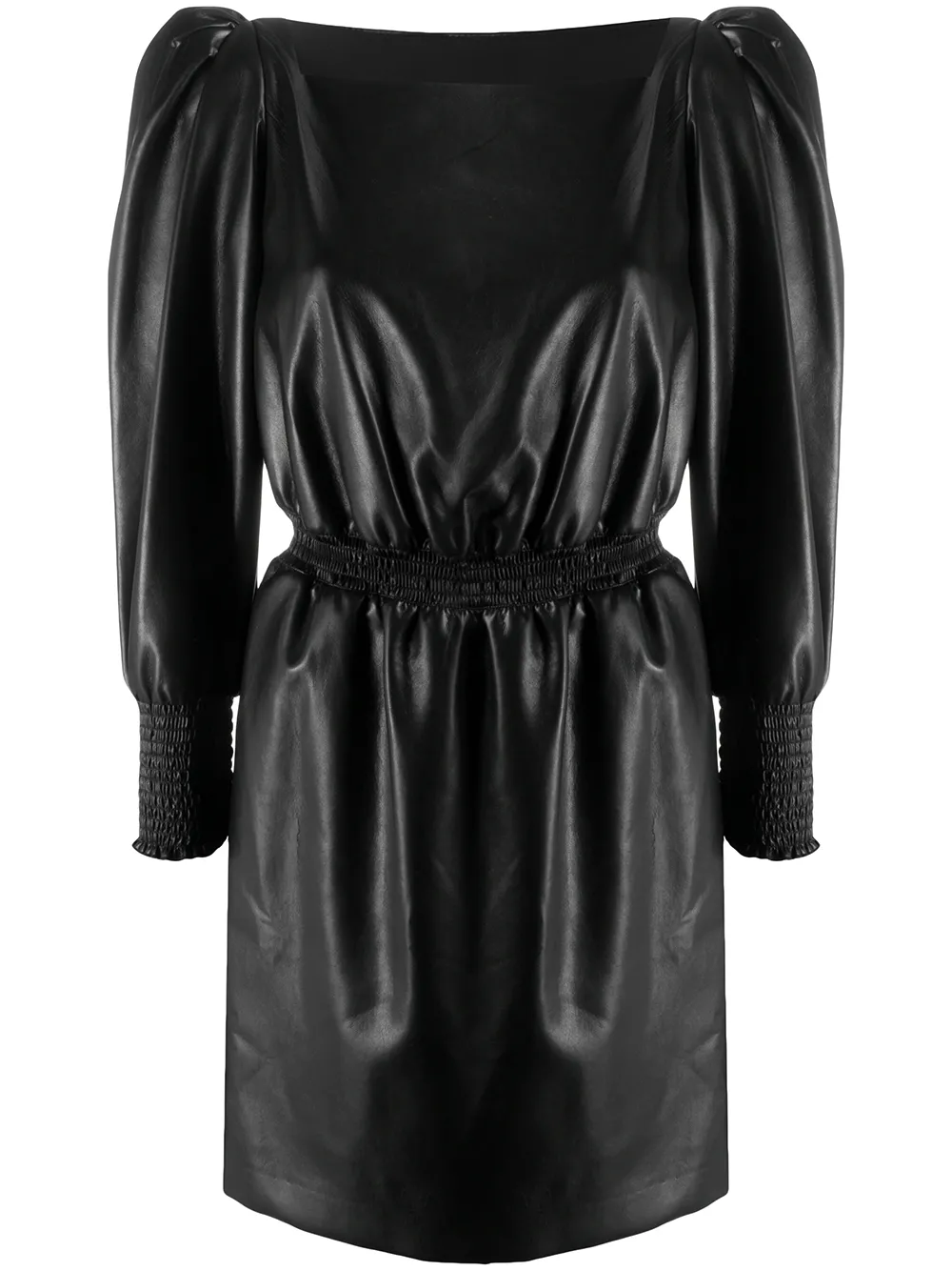 Philosophy Di Lorenzo Serafini faux leather mini dress