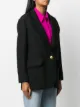 Boutique Moschino بليزر تويد بصف أزرار