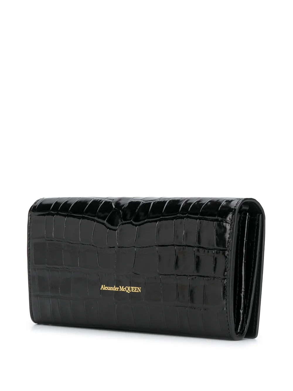 Charles and keith cheap croc effect clutch