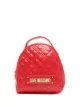 Image 1 of Love Moschino logo-plaque quilted backpack