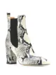Image 2 of Paris Texas snakeskin-effect ankle boots
