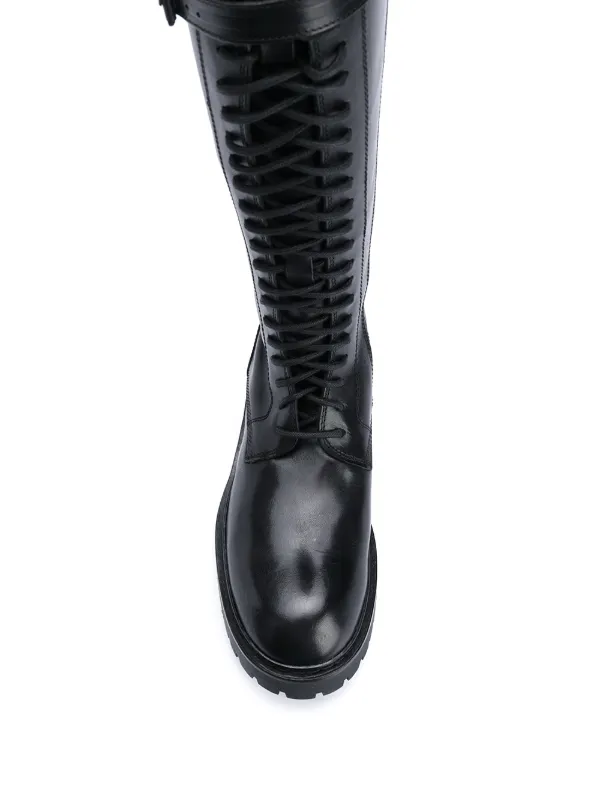 ann demeulemeester combat boots