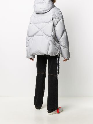 oversized hooded puffer jacket展示图