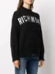 John Richmond long-sleeve knitted top