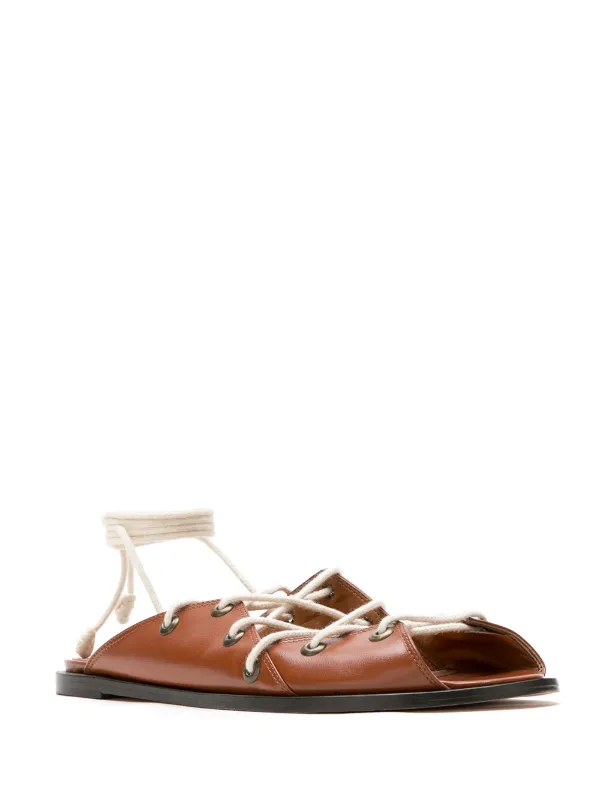 pintuck leather flats