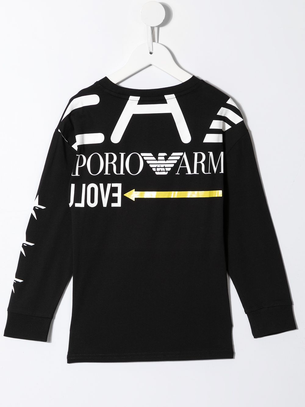 фото Emporio armani kids футболка с логотипом