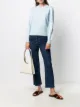 Image 2 of A.P.C. contrast-logo knit jumper