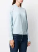 A.P.C. contrast-logo knit jumper