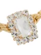 Alessandra Rich crystal twist choker