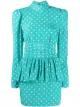 Image 1 of Alessandra Rich polka-dot print dress