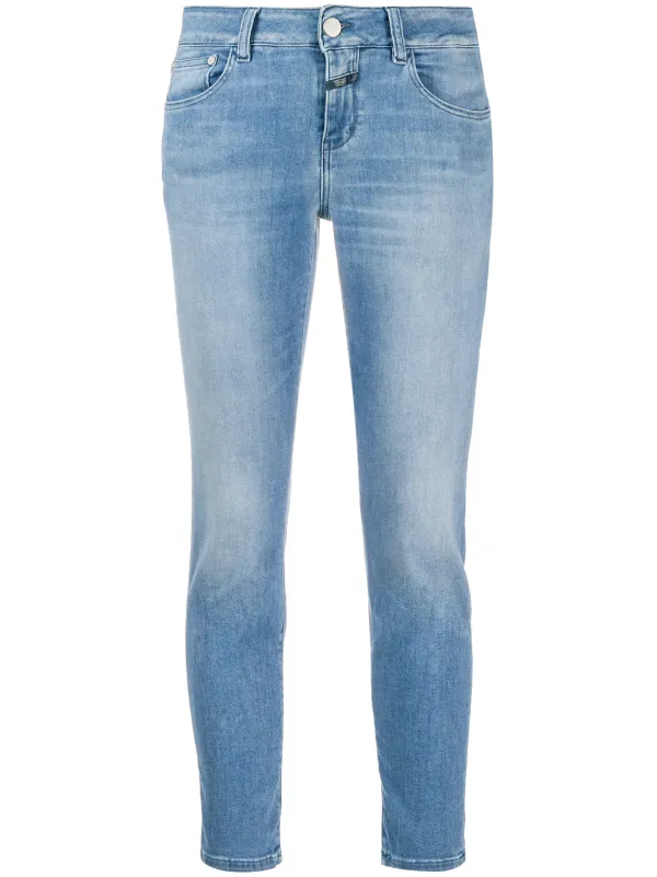 bleach wash skinny jeans