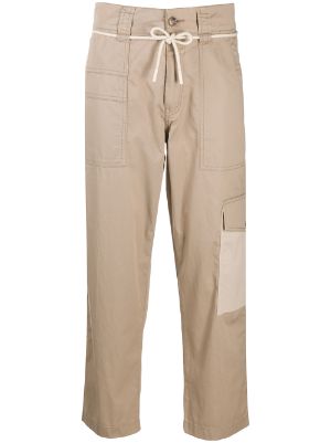 womens cropped cargo trousers