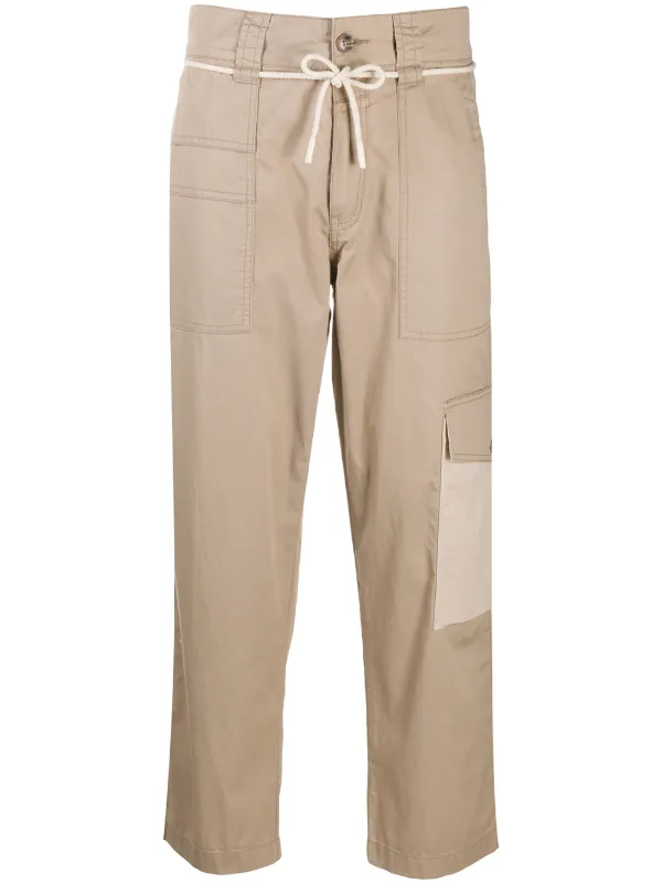 cropped cargo trousers