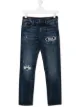 Image 1 of Diesel Kids straight-fit distressed jeans