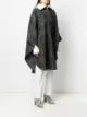 Isabel Marant Étoile Gabin oversized checked cape