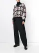Image 2 of Giorgio Armani chevron intarsia rib-trimmed jumper