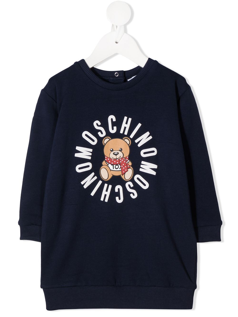 фото Moschino kids толстовка с принтом teddy bear