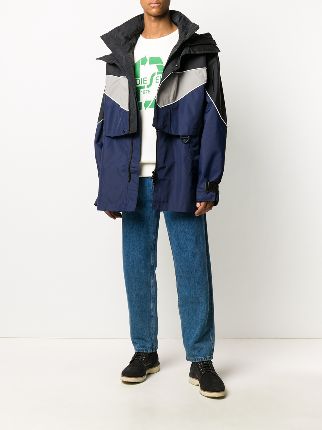 convertible hooded windbreaker jacket展示图