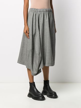 draped hounstooth skirt展示图